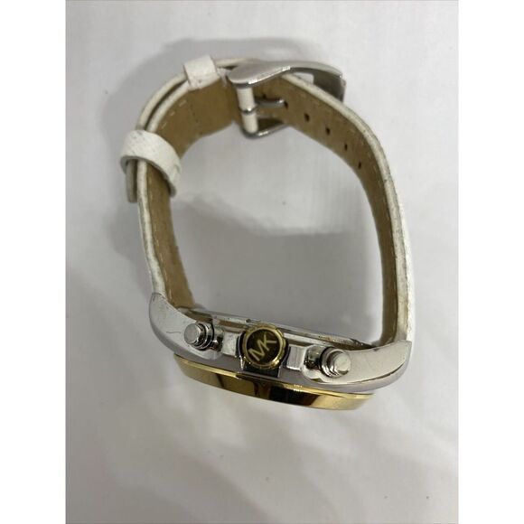 Michael Kors MK5605 Women's Leather Analog Gold Dial Quartz Genuine Watch XX486 - Picture 8 of 12